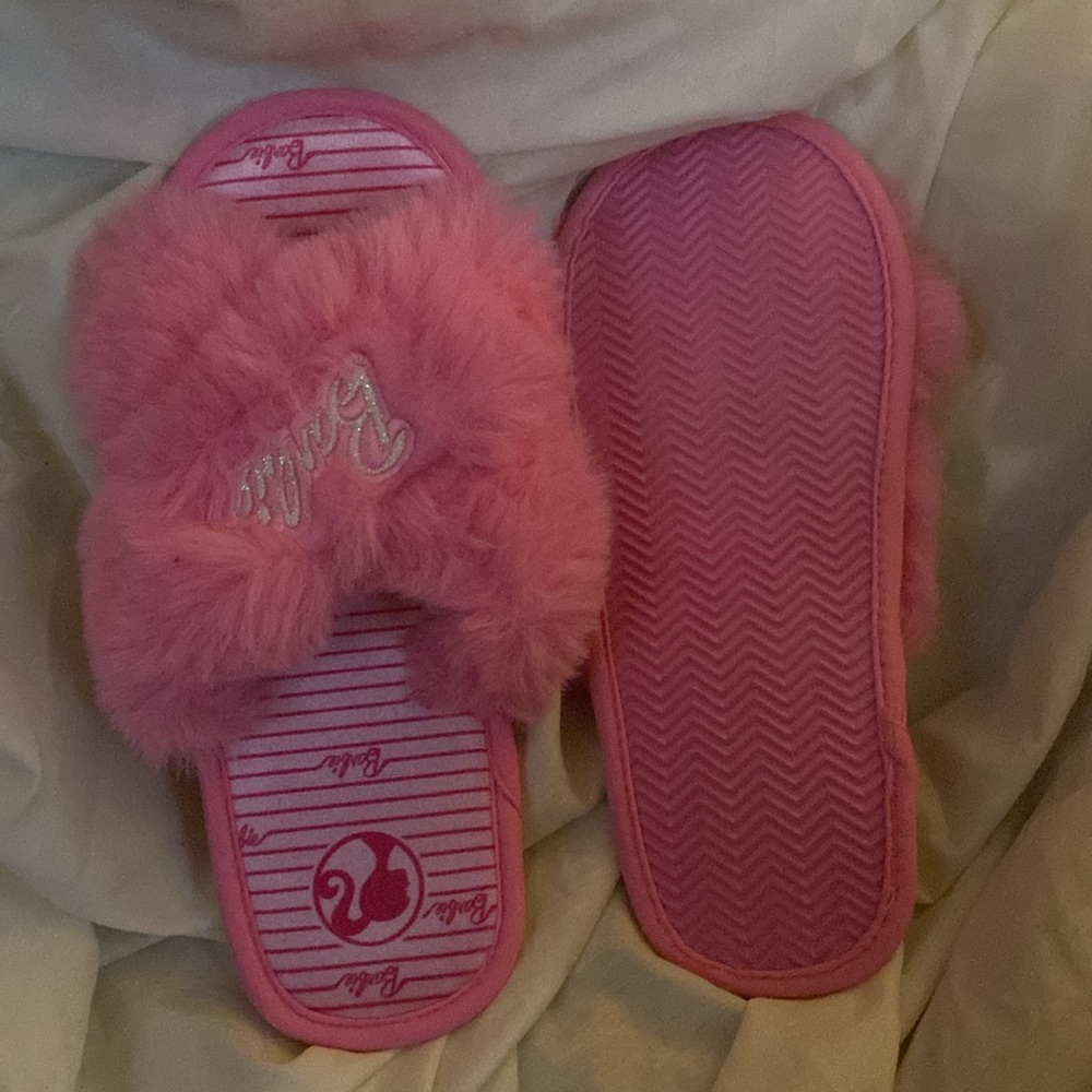 Girls Barbie slippers - Picture 2 of 3